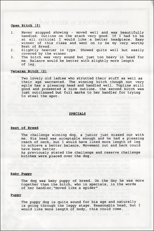 ISCV 1994 Champ Show  Critique 2