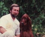 Jim Gossage with Ch Meadowlarks Energizer (Imp USA)